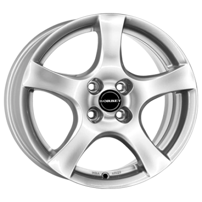 Borbet F Brillant Silver 6x15 ET 35 4/98 Alufelge Silber Borbet F Brillant Silver 6x15 ET 35 4/98 Alufelge Silber