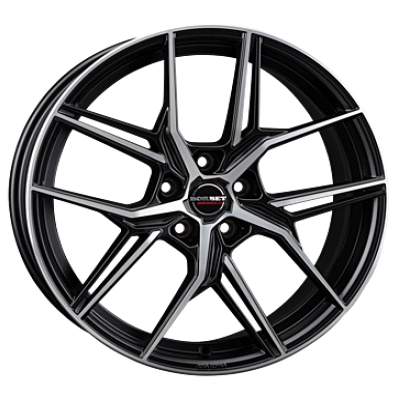 Borbet Qx Black Polished Matt 8x19 ET 40 5/114.3 Alufelge Schwarz Borbet Qx Black Polished Matt 8x19 ET 40 5/114.3 Alufelge Schwarz
