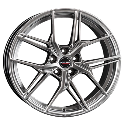 Borbet Qx Hyper Black Silver 8.5x20 ET 31 5/110 Alufelge Schwarz Borbet Qx Hyper Black Silver 8.5x20 ET 31 5/110 Alufelge Schwarz