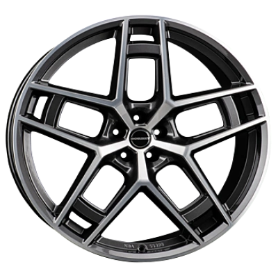 Borbet Tf Graphite Polished Glossy 10.5x24 ET 20 5/112 Alufelge Grau Borbet Tf Graphite Polished Glossy 10.5x24 ET 20 5/112 Alufelge Grau