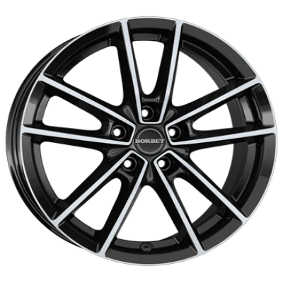 Borbet W Black Polished Glossy 8.5x21 ET 35 5/112 Alufelge Schwarz Borbet W Black Polished Glossy 8.5x21 ET 35 5/112 Alufelge Schwarz