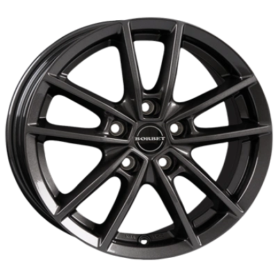 Borbet W Mistral Anthracite Glossy 8x18 ET 50 5/114.3 Alufelge Grau Borbet W Mistral Anthracite Glossy 8x18 ET 50 5/114.3 Alufelge Grau