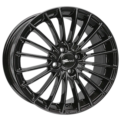 Brock B24 Black Gloss 7x16 ET 22 4/108 Alufelge Schwarz Brock B24 Black Gloss 7x16 ET 22 4/108 Alufelge Schwarz