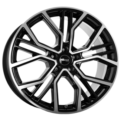 Brock B41 Black Gloss Fully Polished 9.5x21 ET 22 5/112 Alufelge Schwarz Brock B41 Black Gloss Fully Polished 9.5x21 ET 22 5/112 Alufelge Schwarz