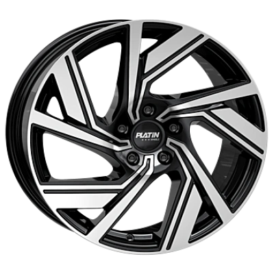 Platin P114 Black Polished 7.5x19 ET 50 5/112 Alufelge Schwarz Platin P114 Black Polished 7.5x19 ET 50 5/112 Alufelge Schwarz
