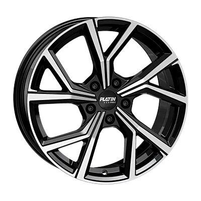 Platin P115 Black Polished 6.5x16 ET 43.1 5/112 Alufelge Schwarz Platin P115 Black Polished 6.5x16 ET 43.1 5/112 Alufelge Schwarz