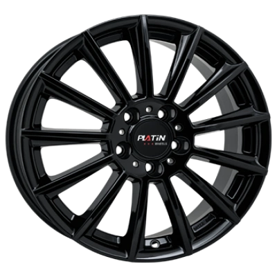 Platin P74 Black Shiny 7.5x18 ET 53 5/112 Alufelge Schwarz Platin P74 Black Shiny 7.5x18 ET 53 5/112 Alufelge Schwarz