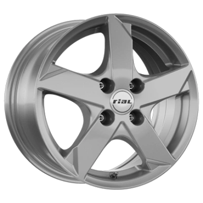 Rial Kodiak Graphite 5.5x14 ET 35 4/100 Alufelge Grau Rial Kodiak Graphite 5.5x14 ET 35 4/100 Alufelge Grau