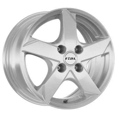 Rial Kodiak Polar Silver 5.5x14 ET 35 4/100 Alufelge Silber Rial Kodiak Polar Silver 5.5x14 ET 35 4/100 Alufelge Silber