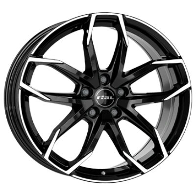 Rial Lucca Diamond Black Front Polished 8x18 ET 33 5/110 Alufelge Schwarz Rial Lucca Diamond Black Front Polished 8x18 ET 33 5/110 Alufelge Schwarz