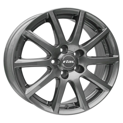 Rial Milano Titanium 7x17 ET 40 5/114.3 Alufelge Grau Rial Milano Titanium 7x17 ET 40 5/114.3 Alufelge Grau