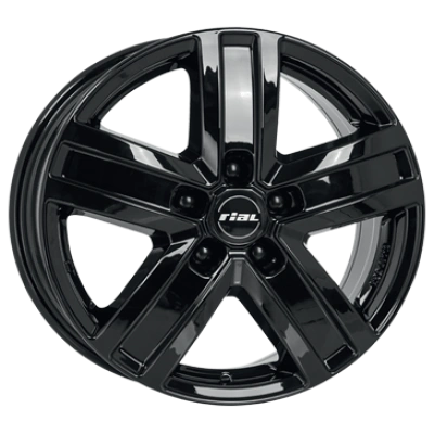 Rial Transporter Black Gloss 7x17 ET 45 5/114.3 Alufelge Schwarz Rial Transporter Black Gloss 7x17 ET 45 5/114.3 Alufelge Schwarz