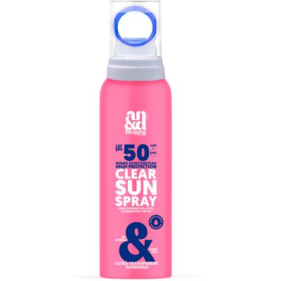 A.N.D. beauty Clear Sun Spray SPF 50 100 ml A.N.D. beauty Clear Sun Spray SPF 50 100 ml