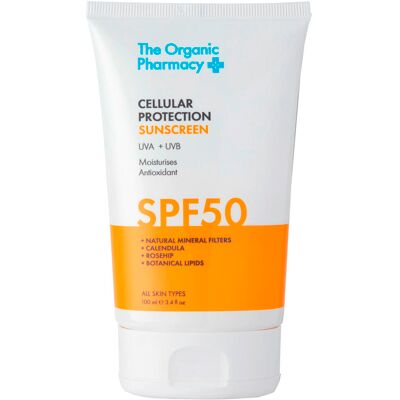 The Organic Pharmacy Cellular Protection Sunscreen SPF 50 100 ml The Organic Pharmacy Cellular Protection Sunscreen SPF 50 100 ml