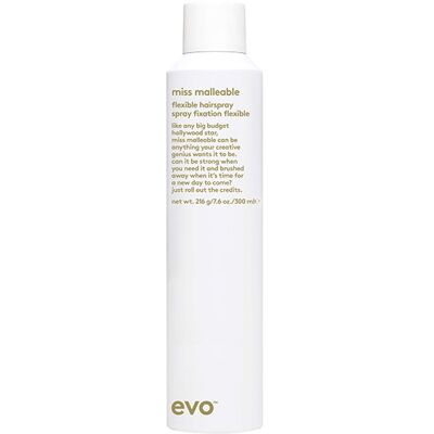 300ml Evo Miss Malleable Flexible Hairspray 300ml Evo Miss Malleable Flexible Hairspray