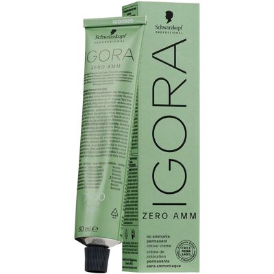 60ml Schwarzkopf Professional IGORA ZERO AMM No Ammonia Permanent Color Creme 60ml Schwarzkopf Professional IGORA ZERO AMM No Ammonia Permanent Color Creme