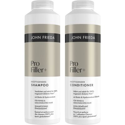 1L JOHN FRIEDA PROfiller+ Duo Set (Shampoo 500ml + Conditioner 500ml) 1L JOHN FRIEDA PROfiller+ Duo Set (Shampoo 500ml + Conditioner 500ml)