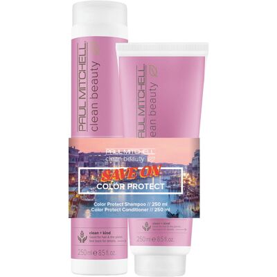 500ml Paul Mitchell La Dolce Duo Clean Beauty Color Protect (Shampoo 250ml + Conditioner 250ml) 500ml Paul Mitchell La Dolce Duo Clean Beauty Color Protect (Shampoo 250ml + Conditioner 250ml)