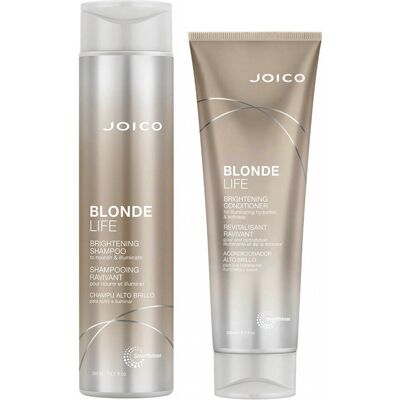 550ml JOICO BLONDE LIFE Brightening Set (Shampoo 300ml + Conditioner 250ml) 550ml JOICO BLONDE LIFE Brightening Set (Shampoo 300ml + Conditioner 250ml)