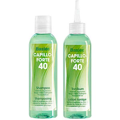 400ml basler Capilloforte 40 Anti-Aging / Pro Age HairCare Set (Shampoo 200ml + Tonikum 200ml) 400ml basler Capilloforte 40 Anti-Aging / Pro Age HairCare Set (Shampoo 200ml + Tonikum 200ml)