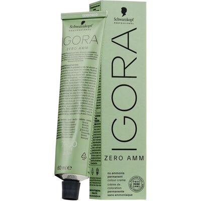60ml Schwarzkopf Professional IGORA ZERO AMM No Ammonia Permanent Color Creme 60ml Schwarzkopf Professional IGORA ZERO AMM No Ammonia Permanent Color Creme