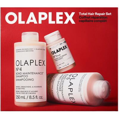 550ml Olaplex Total Hair Repair Set (Shampoo 250ml + Conditioner 250ml + Treatment 50ml) 550ml Olaplex Total Hair Repair Set (Shampoo 250ml + Conditioner 250ml + Treatment 50ml)