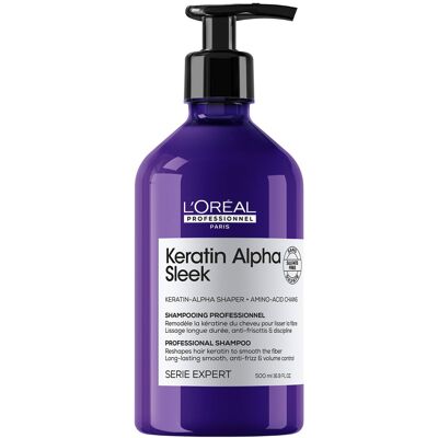500ml L'Oréal Professionnel Paris Serie Expert Keratin Alpha Sleek Professional Shampoo 500ml L'Oréal Professionnel Paris Serie Expert Keratin Alpha Sleek Professional Shampoo