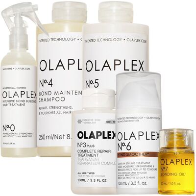 885ml Olaplex Big Olaplex Set (No.0 155ml + No.3PLUS 100ml + No.4 250ml + No.5 250ml + No. 6 100ml + No.7 30ml) 885ml Olaplex Big Olaplex Set (No.0 155ml + No.3PLUS 100ml + No.4 250ml + No.5 250ml + No. 6 100ml + No.7 30ml)