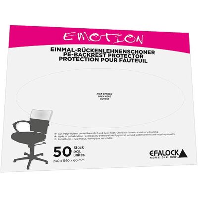 50 Stück Efalock Einmal Stuhlrückenschoner 50 Stück Efalock Einmal Stuhlrückenschoner