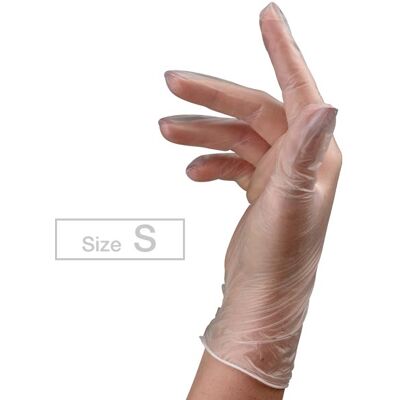 Sibel Vinyl Handschuhe Klein - Kleine Vinylhandschuhe - 100 Stück Packung Sibel Vinyl Handschuhe Klein - Kleine Vinylhandschuhe - 100 Stück Packung