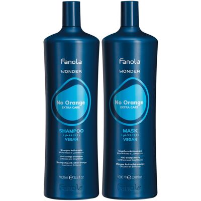 Fanola No Orange Set 2 - Haarfarbenautralisierer Fanola No Orange Set 2 - Haarfarbenautralisierer