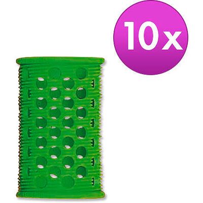 Efalock Original-Griffig-Kurzhaarwickler Grün, Ø 25 mm, Pro Packung 10 Stück Efalock Original-Griffig-Kurzhaarwickler Grün, Ø 25 mm, Pro Packung 10 Stück