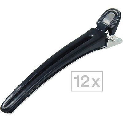 Efalock Haarclips Schwarz, Pro Packung 12 Stück Efalock Haarclips Schwarz, Pro Packung 12 Stück
