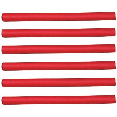 Efalock Flex-Wickler Rot, Ø 12 mm, Pro Packung 6 Stück Efalock Flex-Wickler Rot, Ø 12 mm, Pro Packung 6 Stück