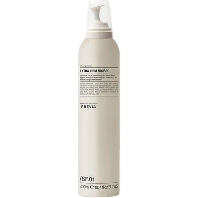 PREVIA Style and Finish Mousse with Verbascum Flower Extra strong, 300 ml PREVIA Style and Finish Mousse with Verbascum Flower Extra strong, 300 ml
