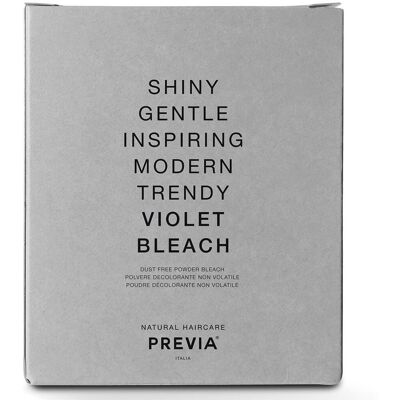 PREVIA Professional Dust Free Powder Bleach Violet, 500 g PREVIA Professional Dust Free Powder Bleach Violet, 500 g