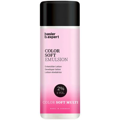 basler Color Soft multi Emulsion 2 % - 7 Vol., Flasche 200 ml basler Color Soft multi Emulsion 2 % - 7 Vol., Flasche 200 ml