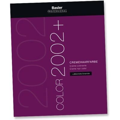 Basler Color 2002+ Cremehaarfarbe - Farbkarte Basler Color 2002+ Cremehaarfarbe - Farbkarte
