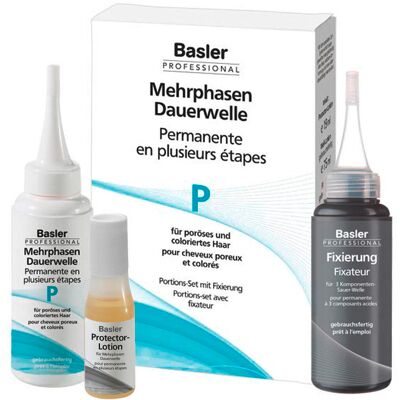 Basler Mehrphasen Dauerwelle P - Langanhaltende Locken für poröses & gefärbtes Haar Basler Mehrphasen Dauerwelle P - Langanhaltende Locken für poröses & gefärbtes Haar