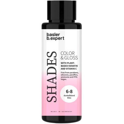 basler SHADES Color & Gloss 6-8 dunkelblond blau 60 ml basler SHADES Color & Gloss 6-8 dunkelblond blau 60 ml