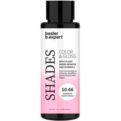 basler SHADES Color & Gloss 10-66 lichtblond violett intensiv 60 ml basler SHADES Color & Gloss 10-66 lichtblond violett intensiv 60 ml