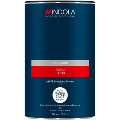 Indola Profession Rapid Blonde+ Weiß - Aufhellung um bis zu 7 Stufen, 450 g Indola Profession Rapid Blonde+ Weiß - Aufhellung um bis zu 7 Stufen, 450 g