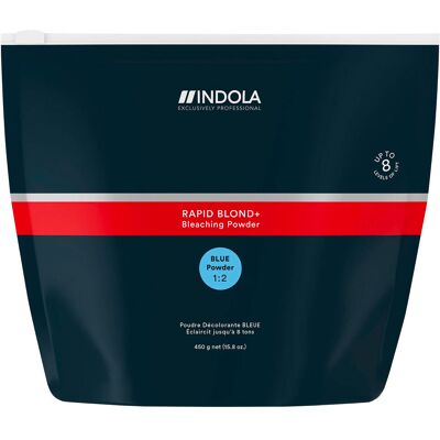 Indola Profession Rapid Blonde+ Blau - Aufhellung um bis zu 8 Stufen, 450 g Indola Profession Rapid Blonde+ Blau - Aufhellung um bis zu 8 Stufen, 450 g
