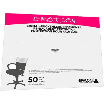 Efalock Einmal Stuhlrückenschoner Pro Packung 50 Stück Efalock Einmal Stuhlrückenschoner Pro Packung 50 Stück
