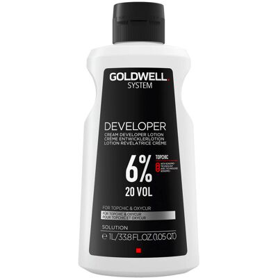Goldwell System Topchic Oxycur Creme Entwickler Lotion - 6% 1L Goldwell System Topchic Oxycur Creme Entwickler Lotion - 6% 1L