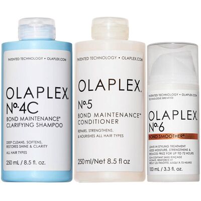 Olaplex - Trio Set - 4C Shampoo - Leave-In - Haarpflege Olaplex - Trio Set - 4C Shampoo - Leave-In - Haarpflege