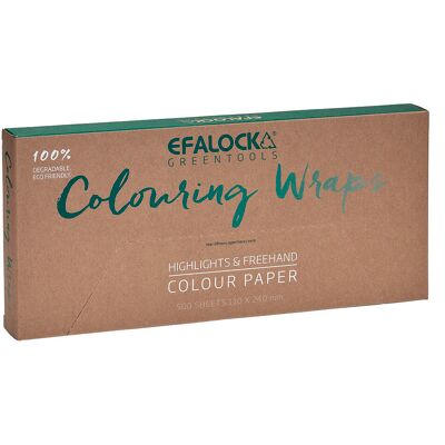 Efalock Greentools Coloring Wraps M - 110 x 240 mm Efalock Greentools Coloring Wraps M - 110 x 240 mm