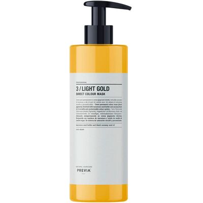 PREVIA Professional Direct Colour Mask 3 Hellgold 500 ml PREVIA Professional Direct Colour Mask 3 Hellgold 500 ml