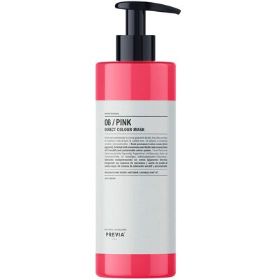 PREVIA Professional Direct Colour Mask 06 Pink 500 ml PREVIA Professional Direct Colour Mask 06 Pink 500 ml