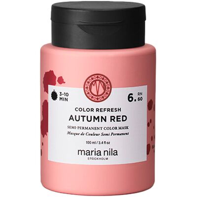 Maria Nila Colour Refresh Farbhaarmaske 6.60 Autumn Red, 100 ml Maria Nila Colour Refresh Farbhaarmaske 6.60 Autumn Red, 100 ml